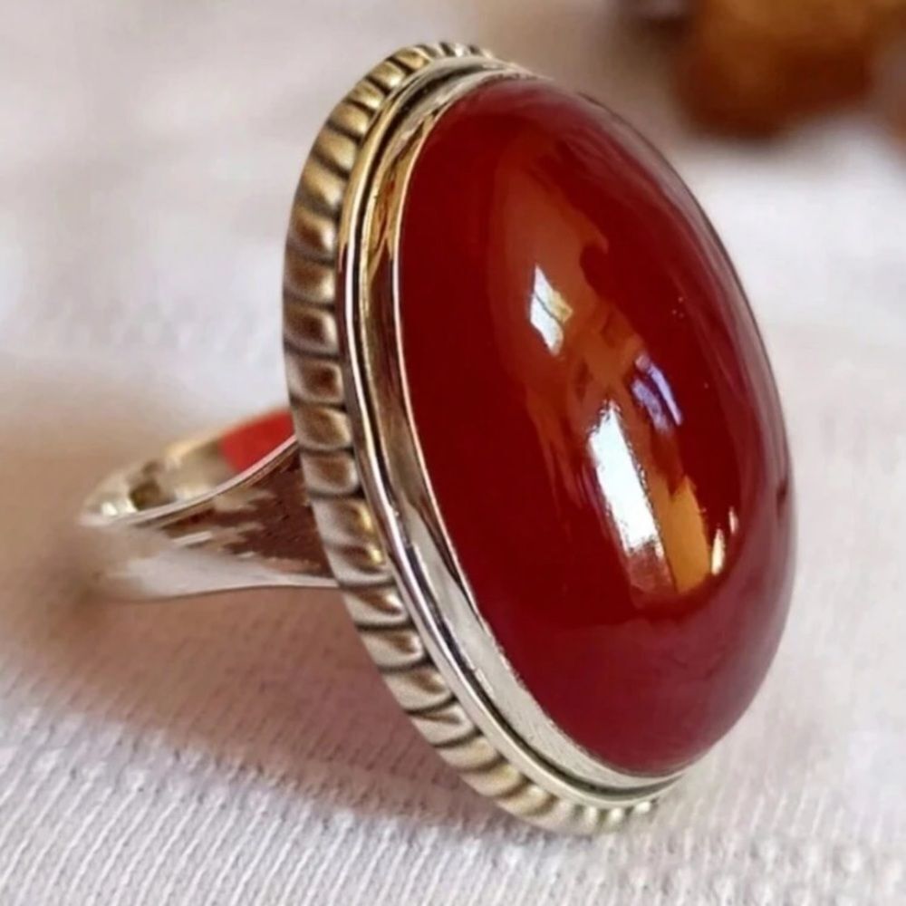 3for$20 1pc Vintage & Luxurious Ruby Ring, Women's Fashionable Jewelry,